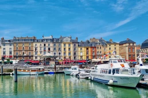 Vue de Dieppe illustrant la distribution de flyer et prospectus