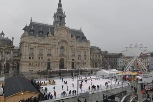 Vue de Roubaix illustrant la distribution de flyers et prospectus